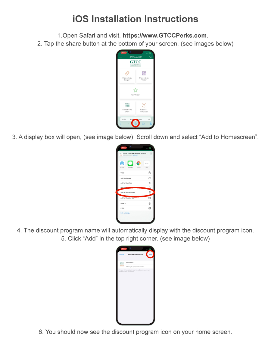 iOS Installation Instructions